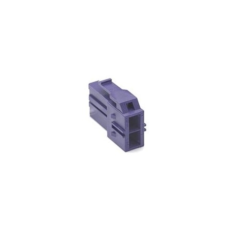 Molex 6.5mm WTB Recpt Hse PBTP Purple 2Ckt 151049-2204